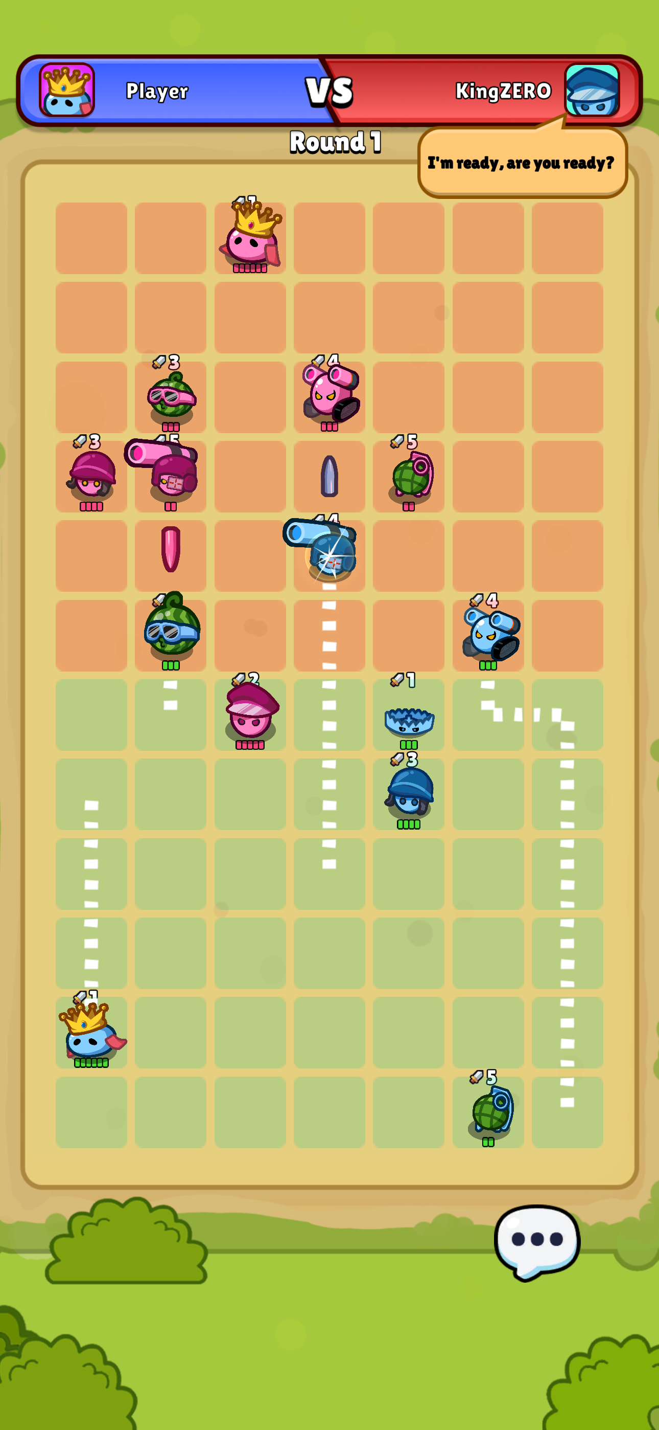 Captura de Tela do Jogo Grid Kings: Move or Die