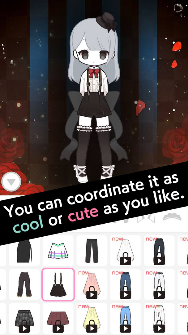 Screenshot of Black Lollipop -Dress Up Game
