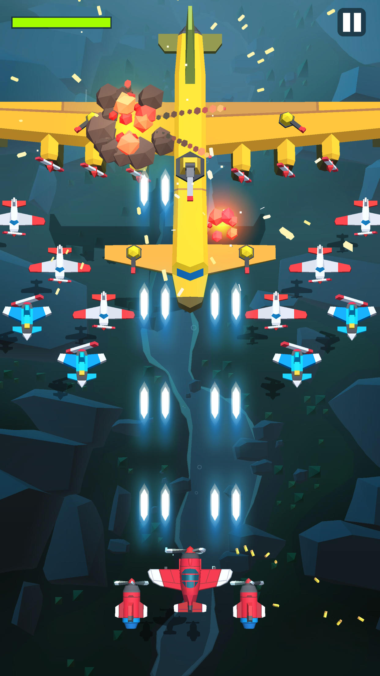 Burning Sky: Aircraft Combat Game Screenshot