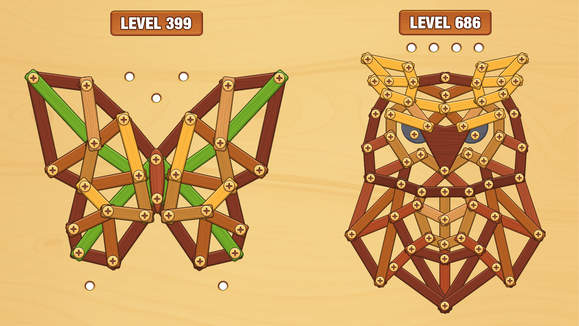 Wood Nuts: Nuts & Bolts Game Screenshot