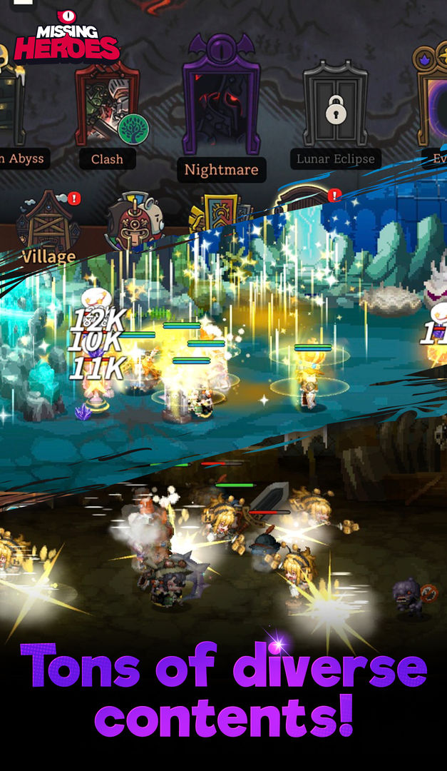 Missing Heroes screenshot game