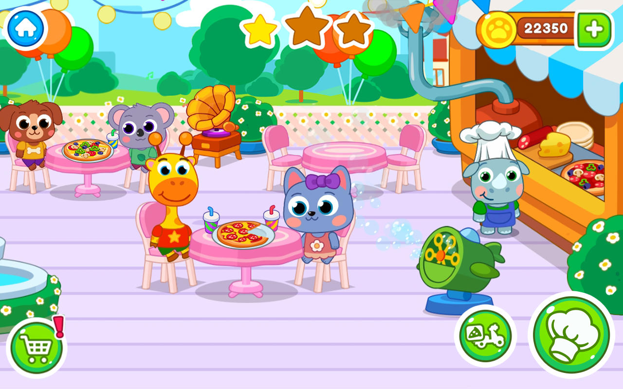 Скриншот игры Pizzeria for kids