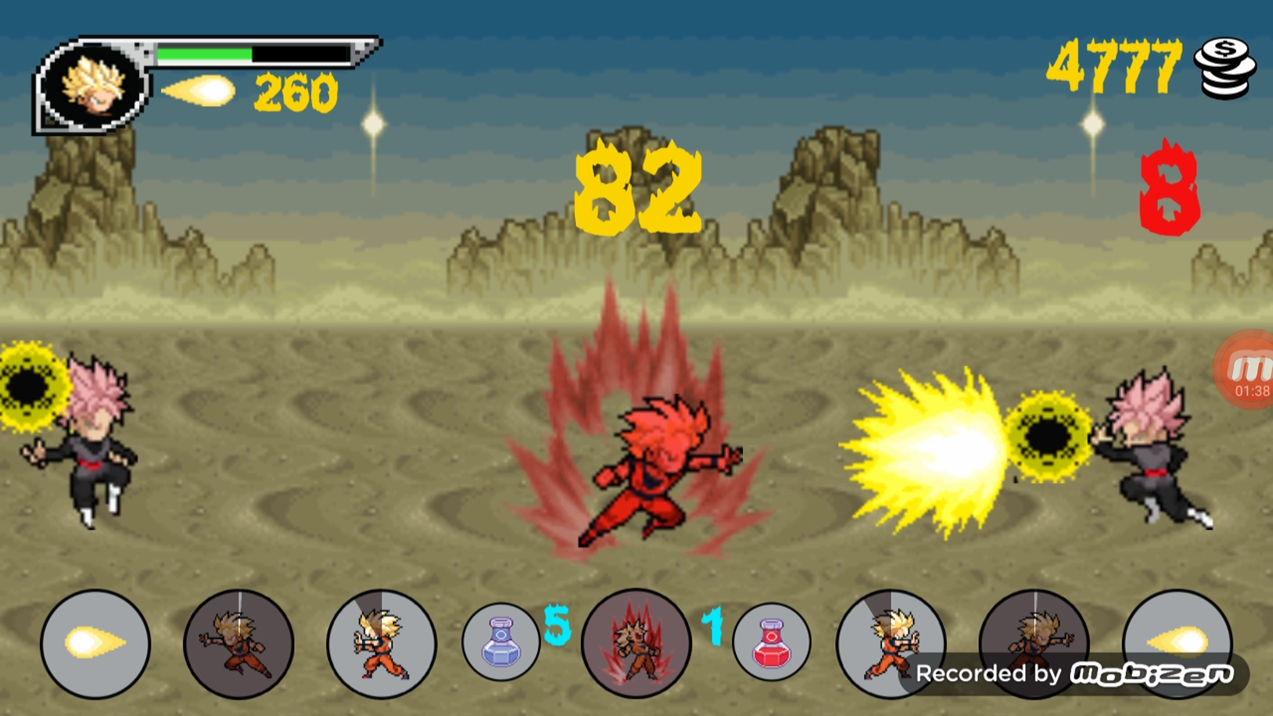 Screenshot 1 of Trận chiến của chiến binh rồng Z 1.1