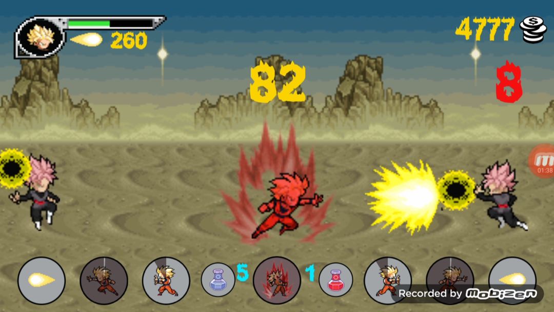Battle Of Dragon Z Warrior ภาพหน้าจอเกม