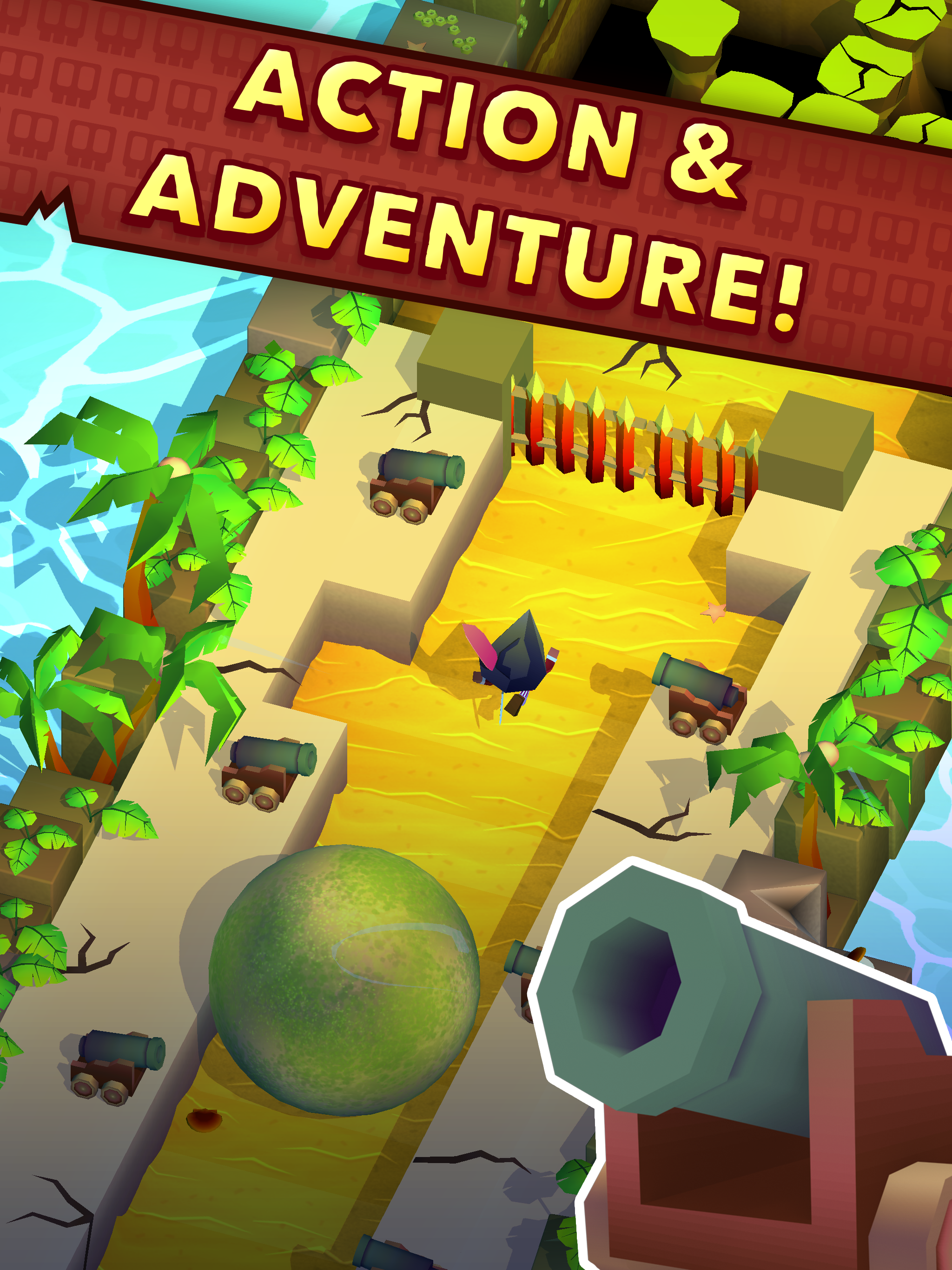 Скриншот игры Blocky Pirates