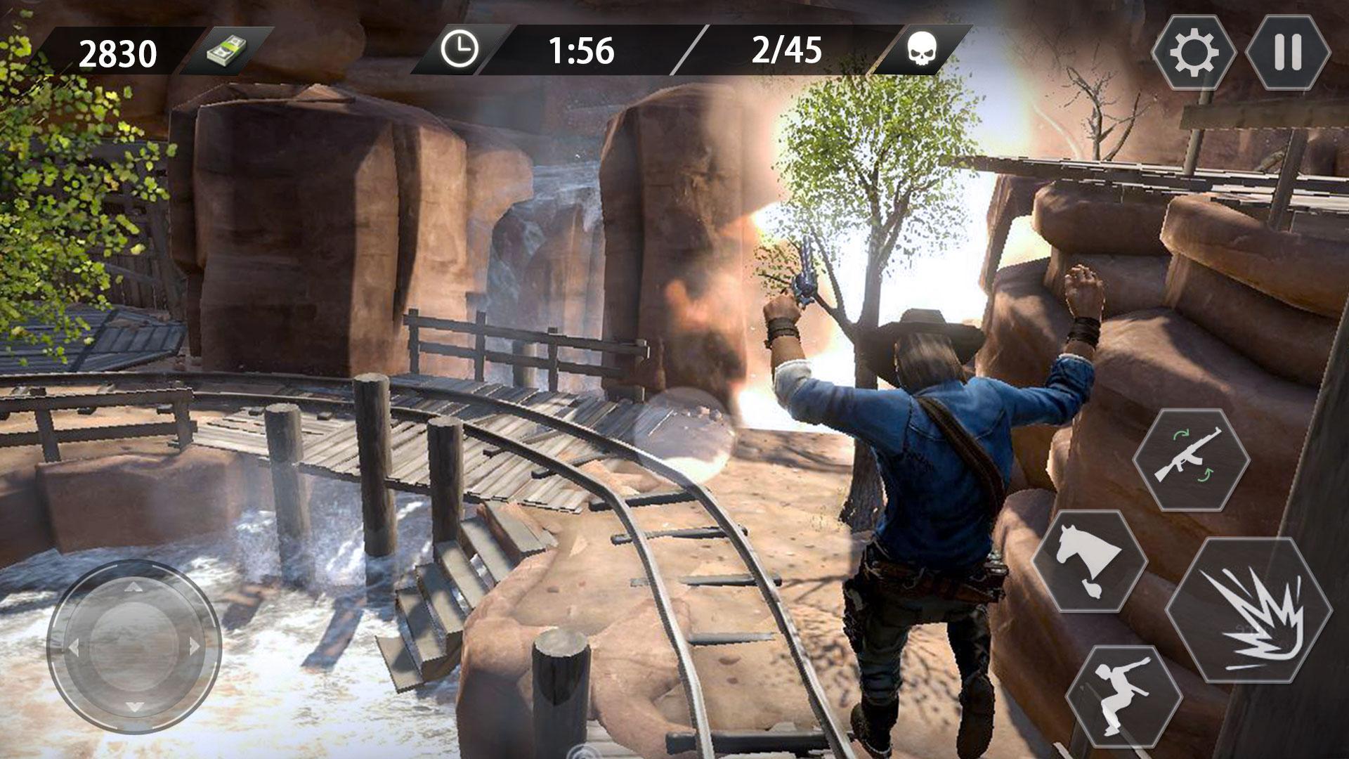 Cowboy Gun War Game Screenshot
