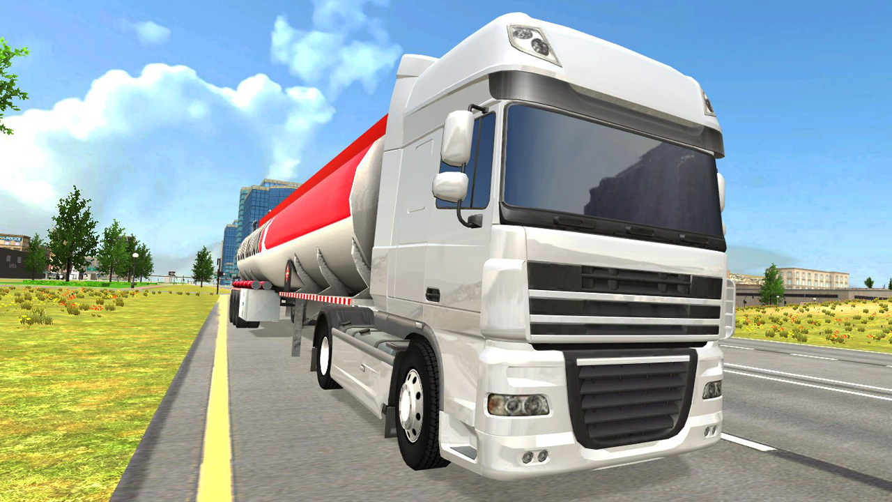 Screenshot 1 of 실제 트럭 운전 시뮬레이터 1.27