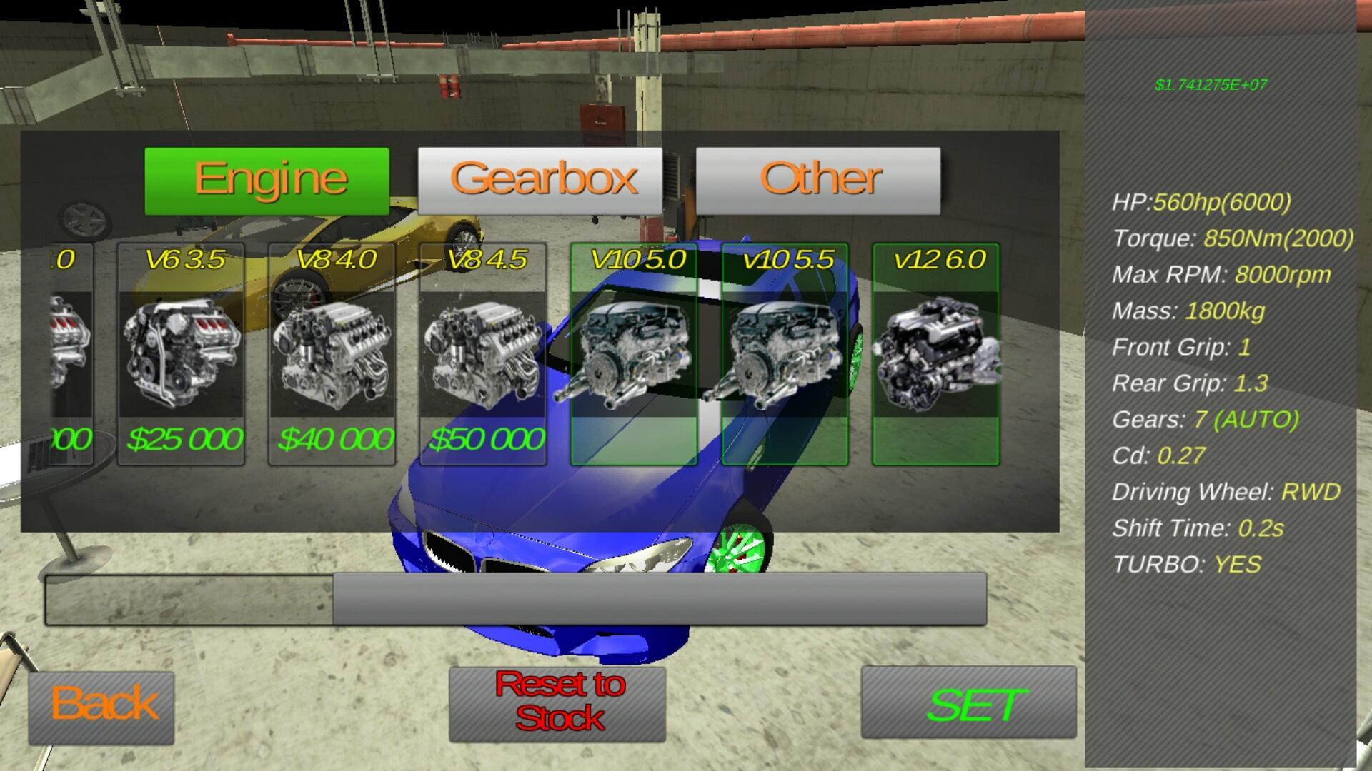 Drag Racing: Multiplayer Game Screenshot