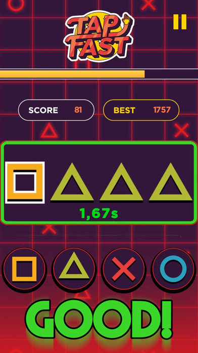 Tap Fast! Game Screenshot