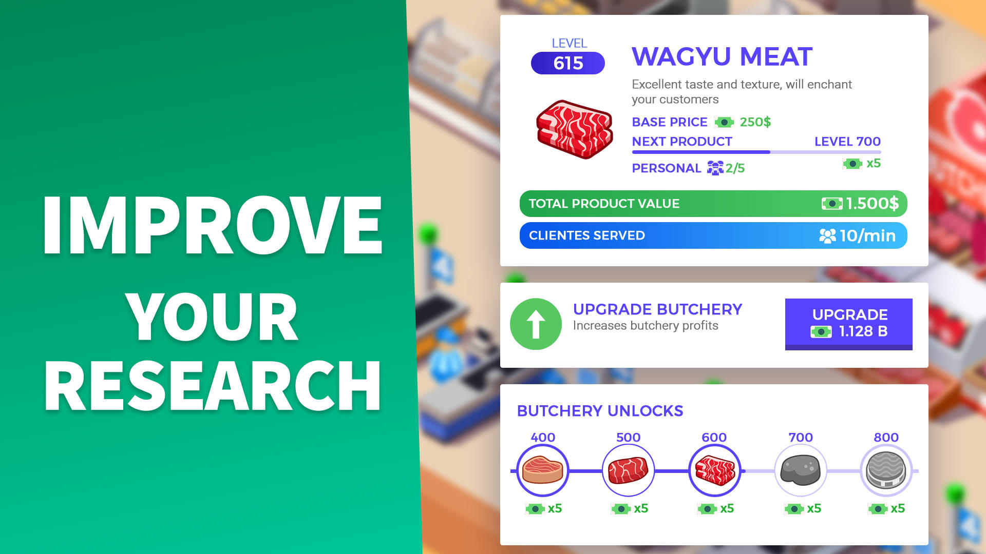 Screenshot of Idle Supermarket Tycoon－Shop