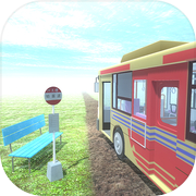 Escape Game Road na may bus stop