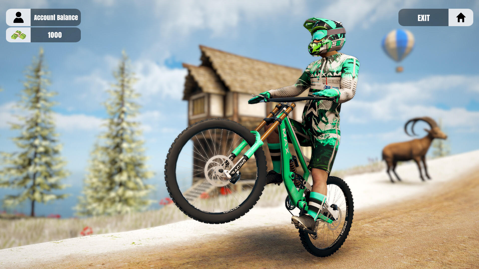 Mountain Bicycle Rider Simulator 게임 스크린 샷