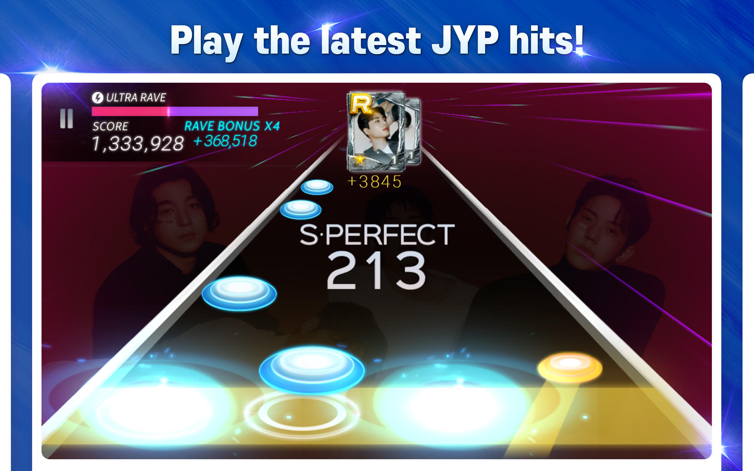 SUPERSTAR JYPNATION Game Screenshot