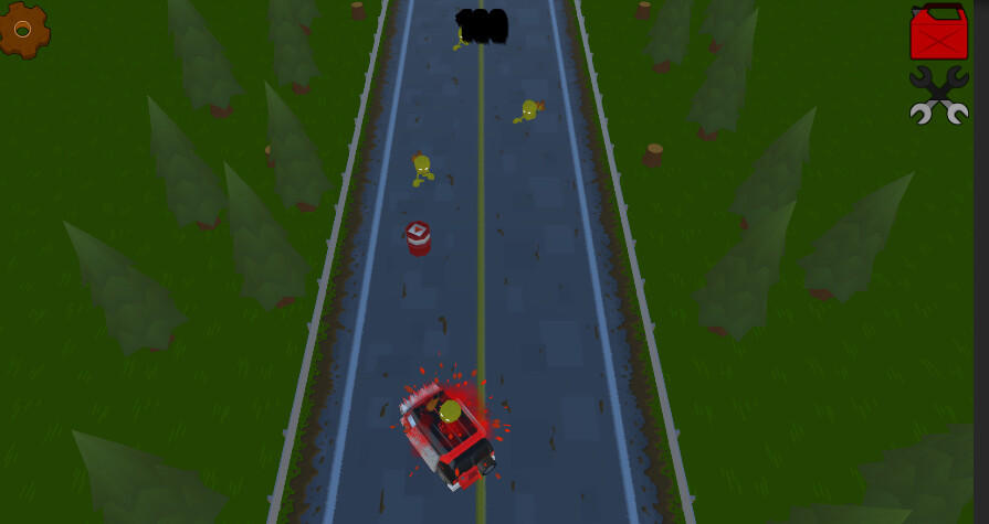 Screenshot of Zombie Drive