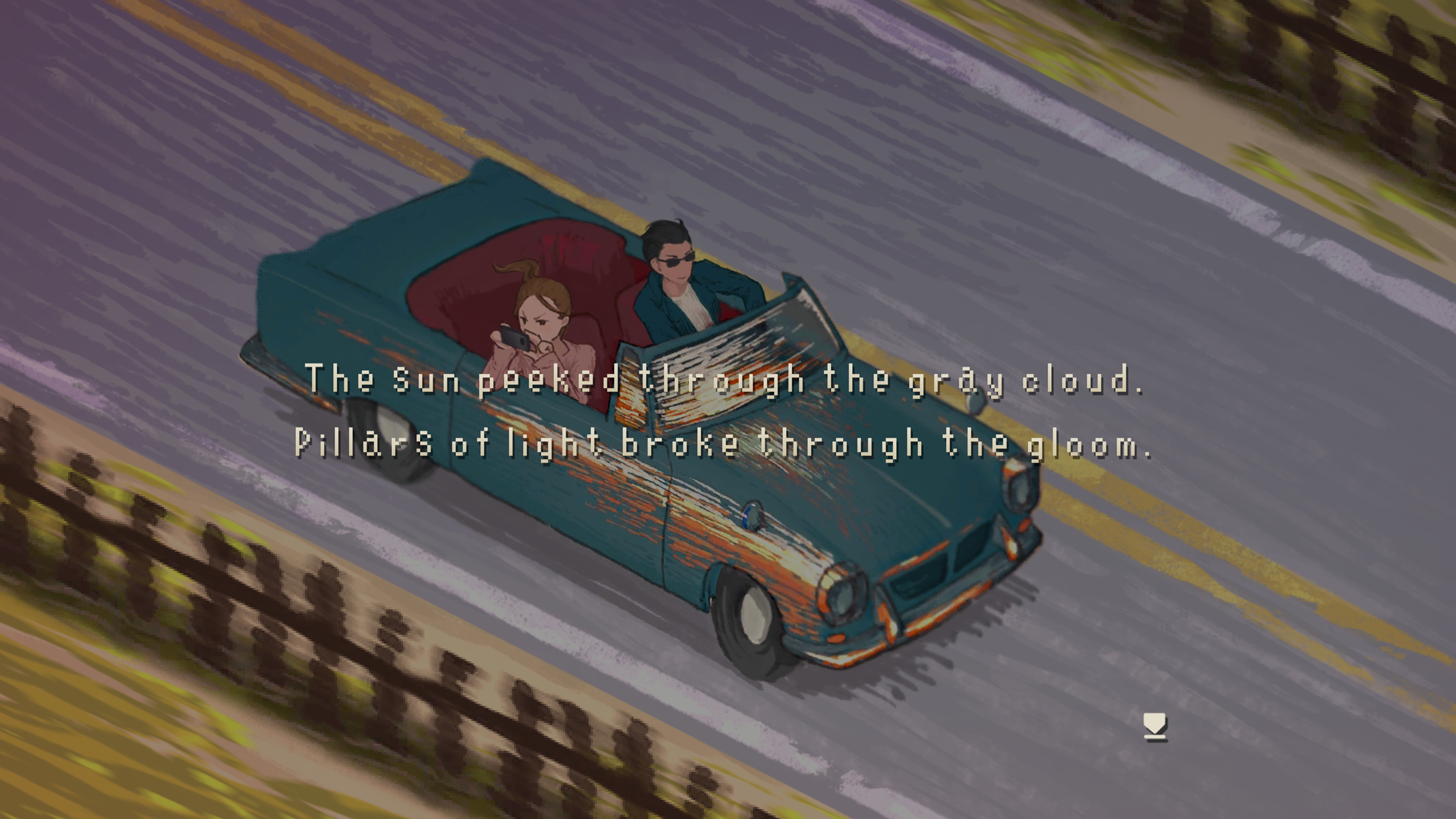Sunset Road Game Screenshot