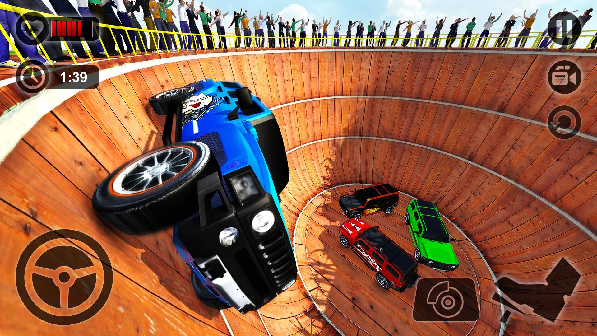Well of Death Prado Stunt Ride Game Screenshot