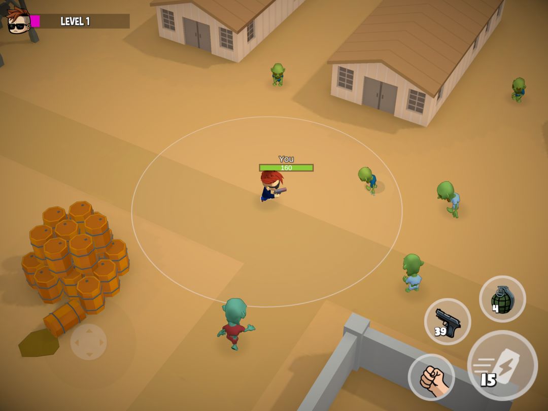 Screenshot of Zombie Royale io Offline Game