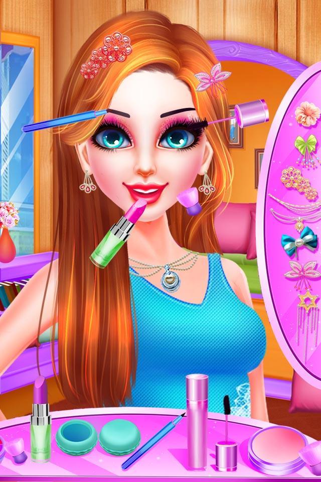 Cuplikan Layar Game Fashion Makeup Party Salon