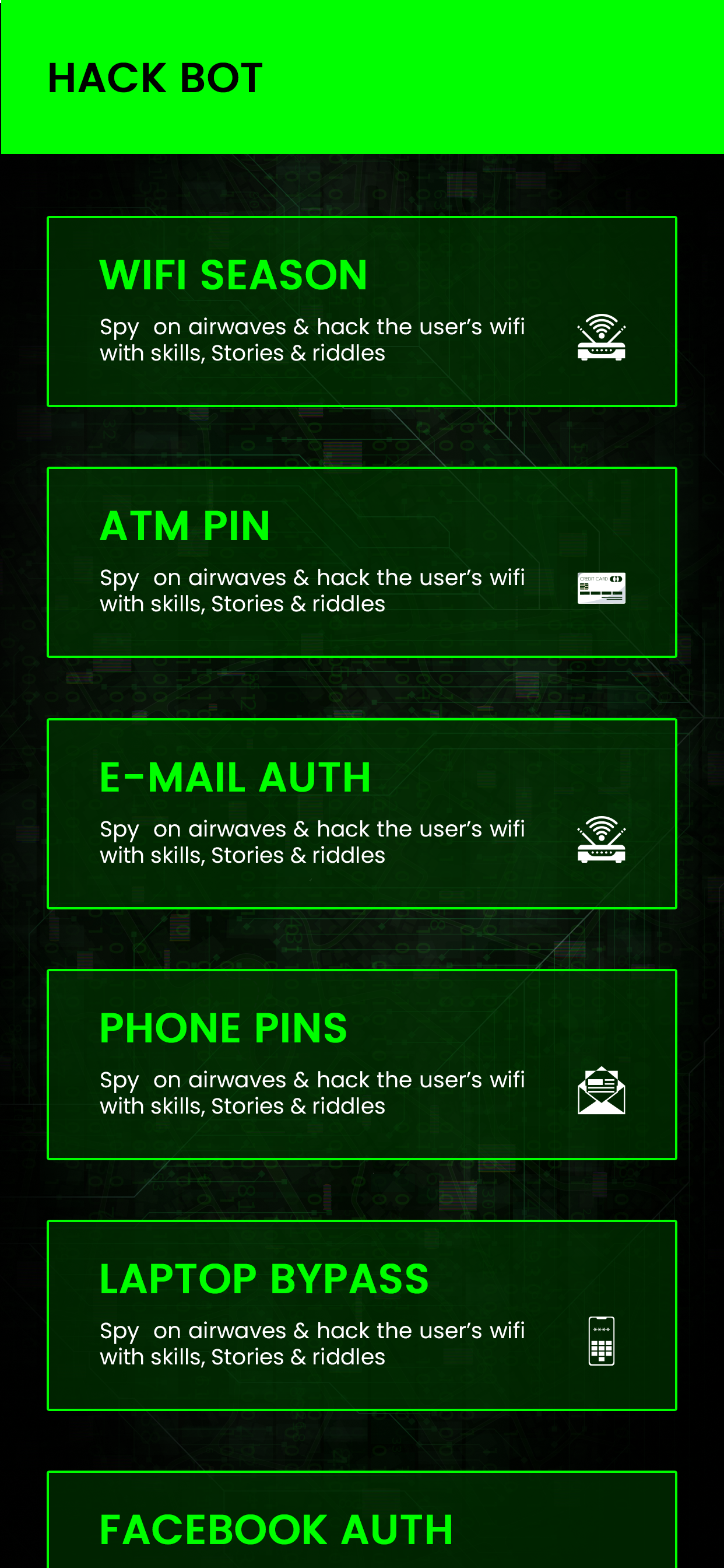 Screenshot of Cyber Hacker Hacking Game Pro
