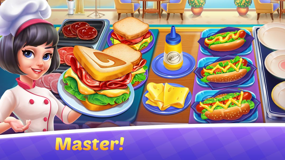 Cooking Train - Food Games screenshot game