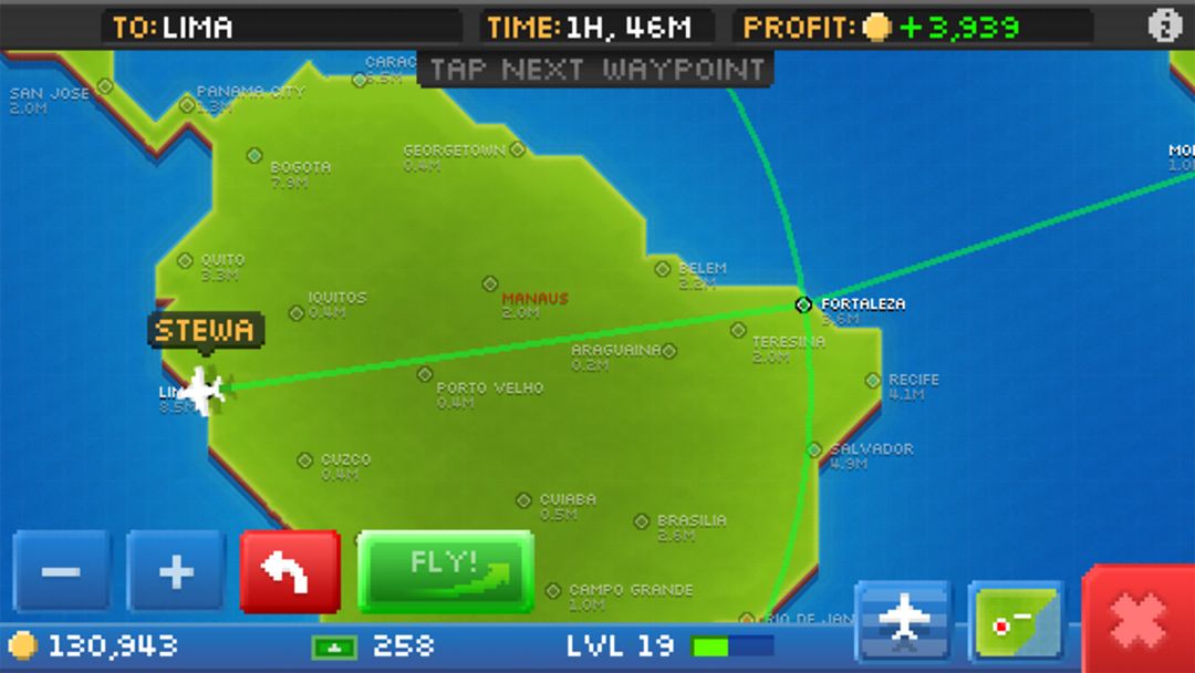 Screenshot of Pocket Planes: Airline Tycoon