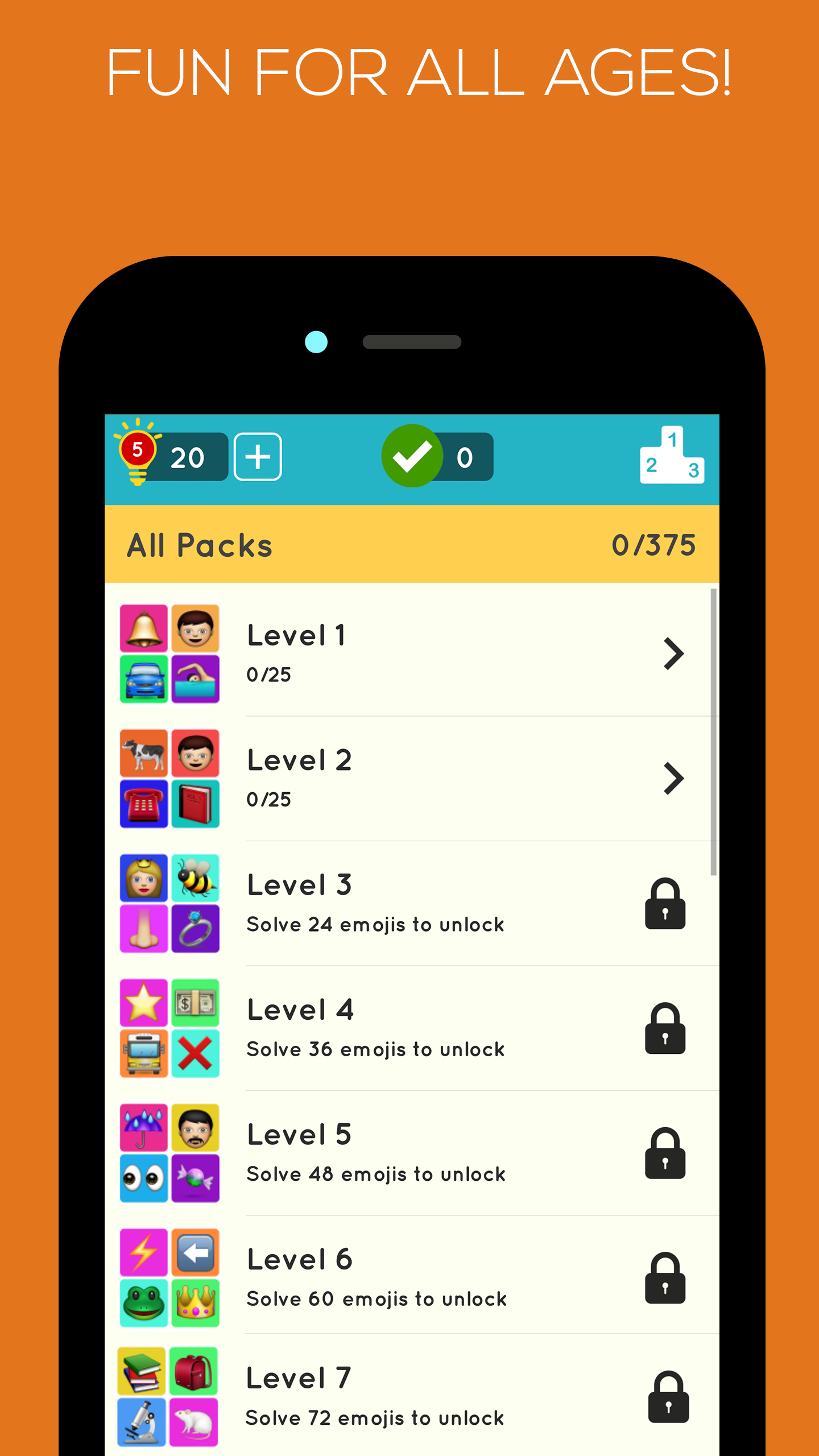 Cuplikan Layar Game Emoji Quiz