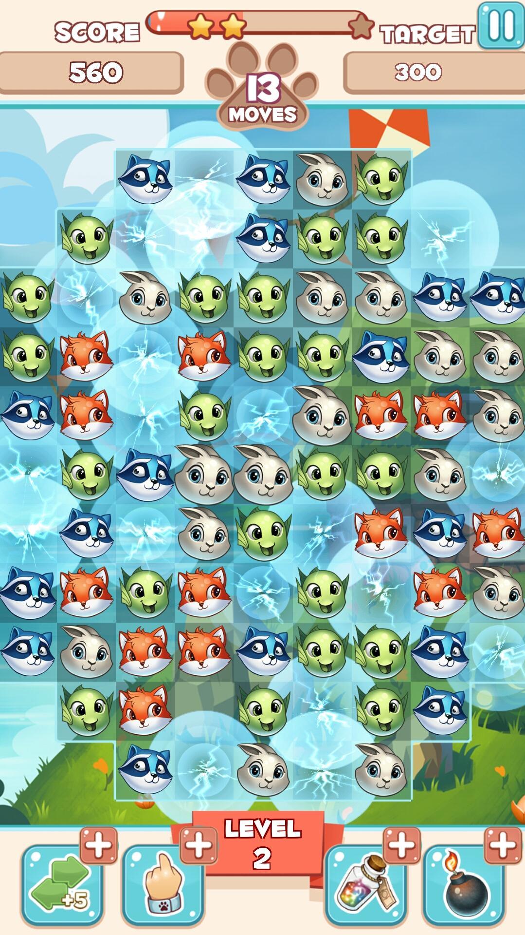 Ảnh chụp màn hình Lovely Pets: Match 3