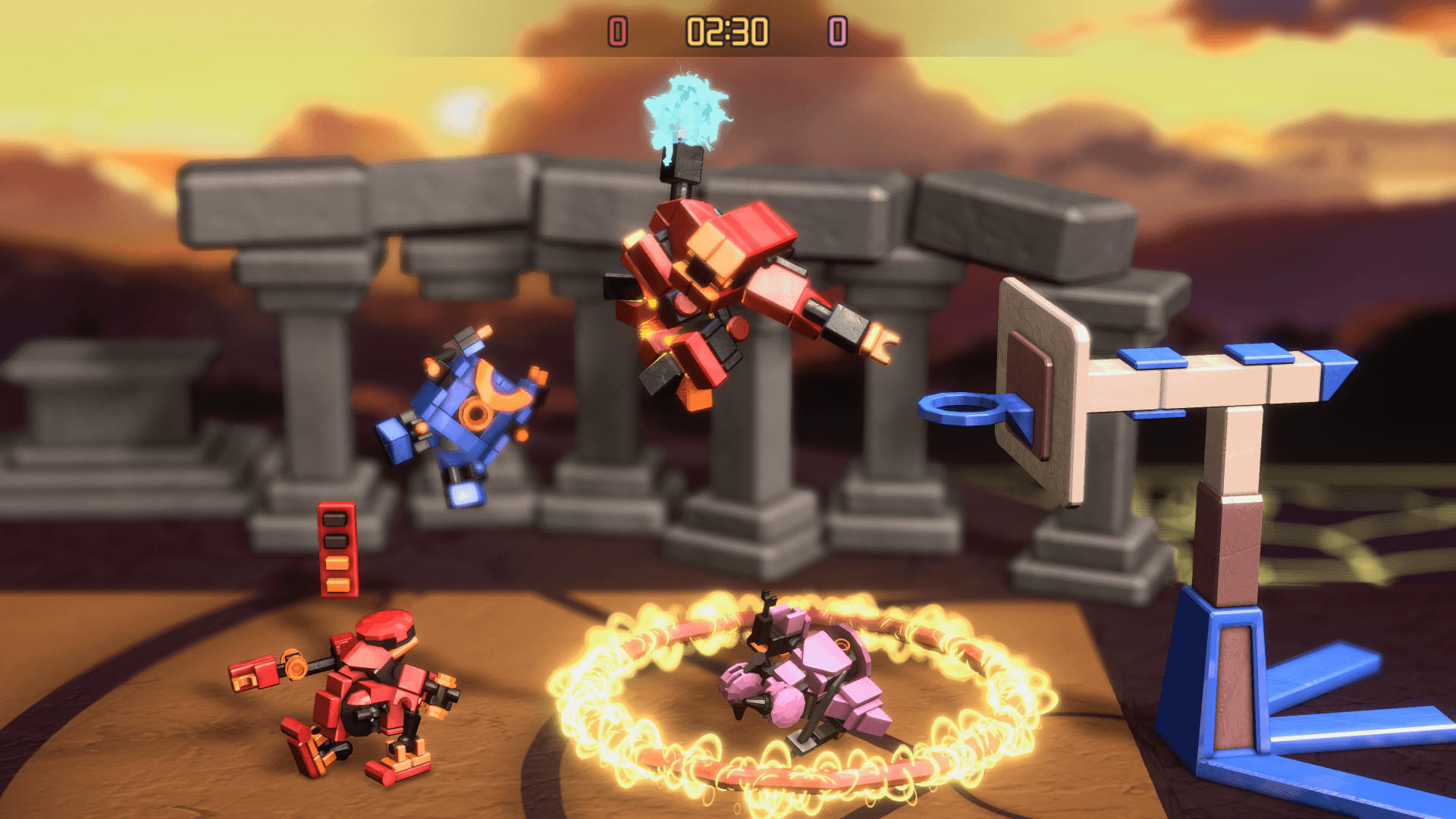 Cuplikan Layar Game RoboDunk