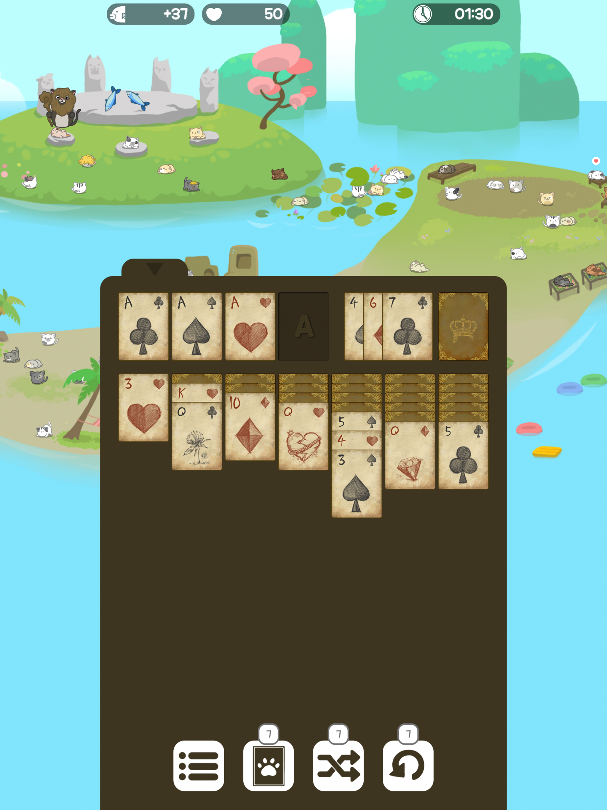 Solitaire Cat Paradise android iOS apk download for free-TapTap