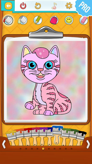 Cuplikan Layar Game 猫图片 - 著色本 PRO