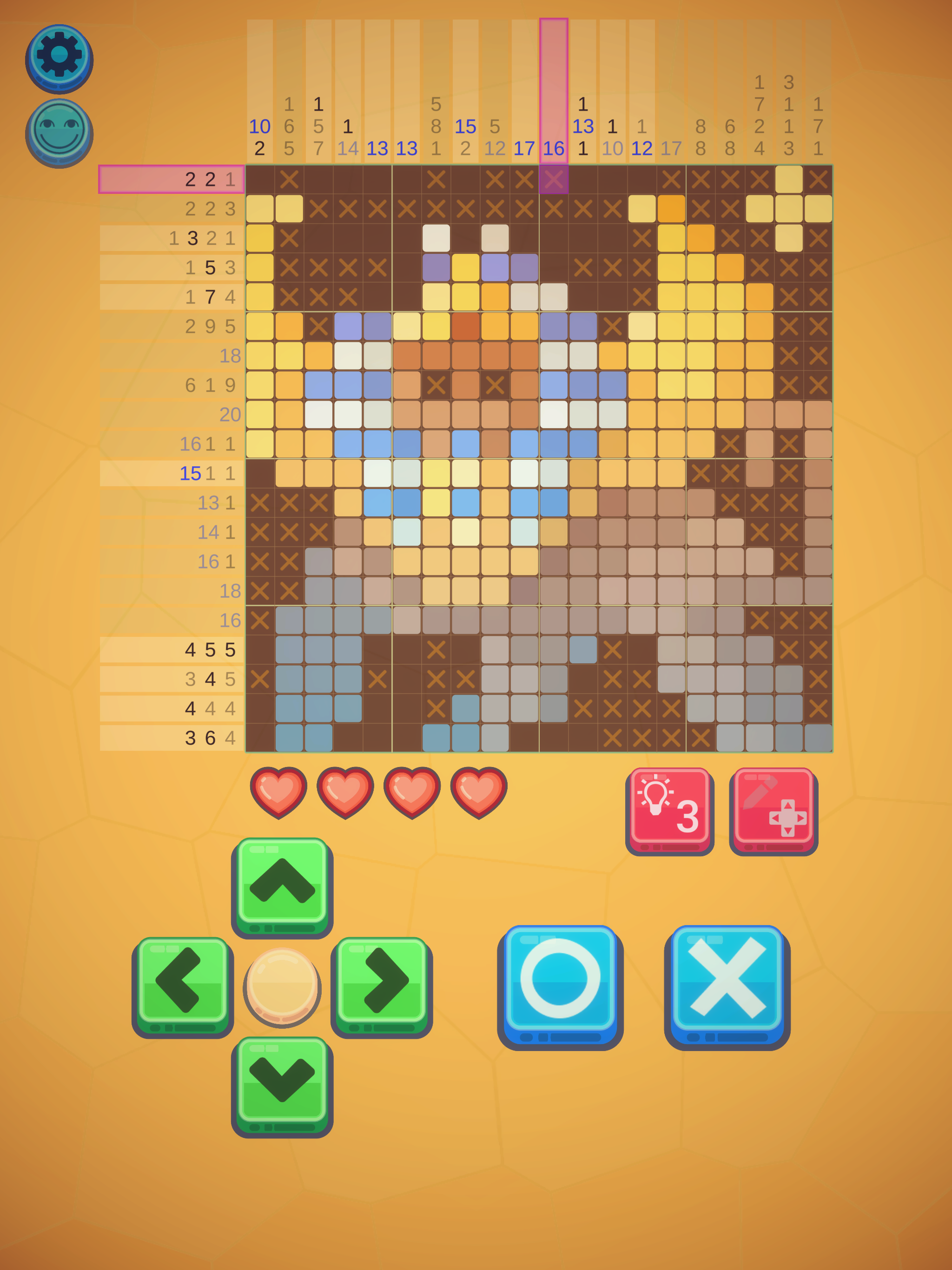 Screenshot of NemoAlice - nonogram puzzle