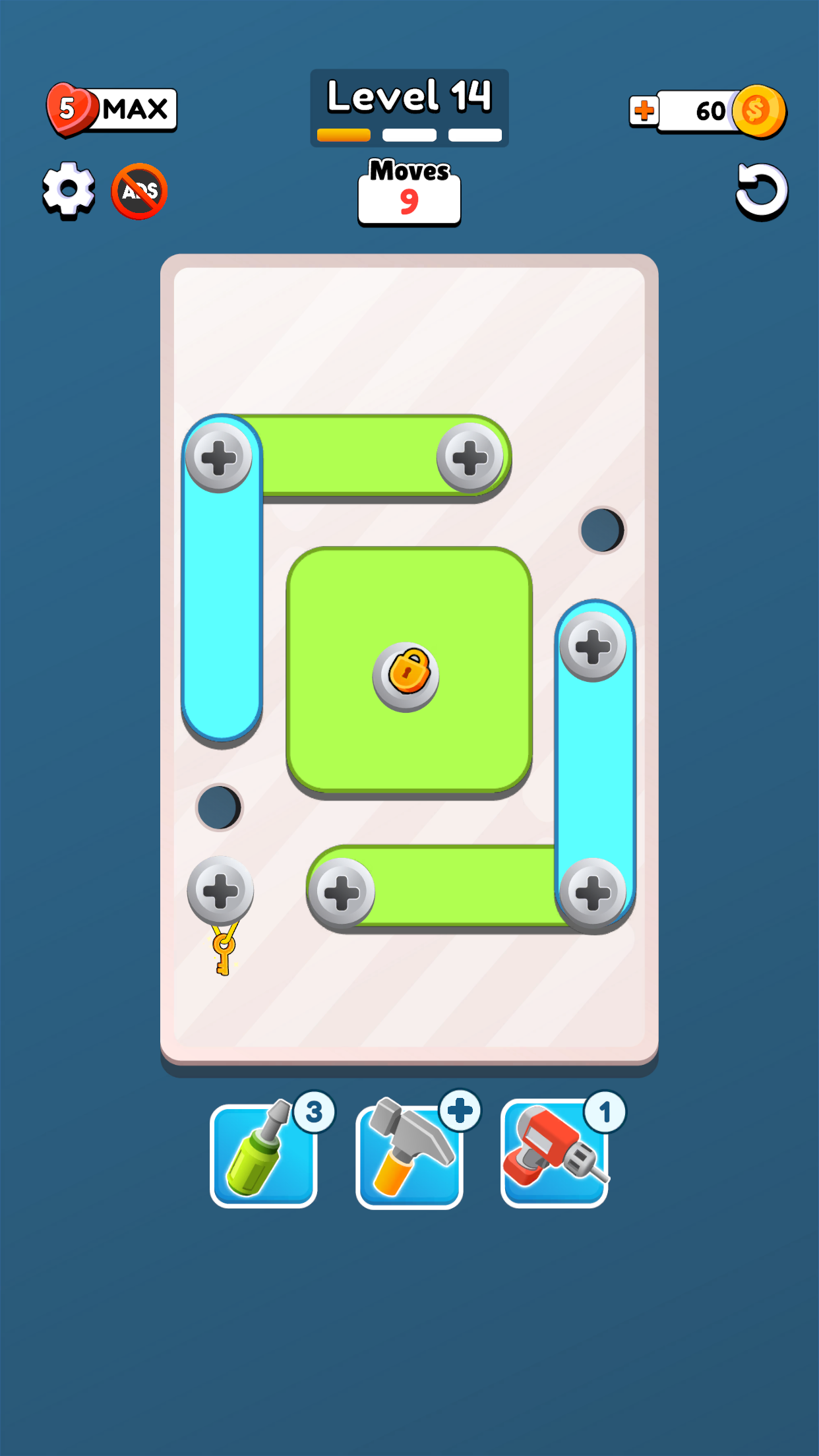 Cuplikan Layar Game Unscrew Puzzle