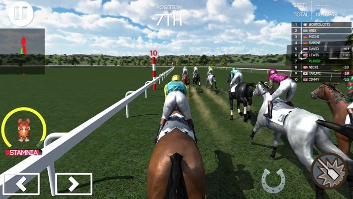 Screenshot of Horse Racer