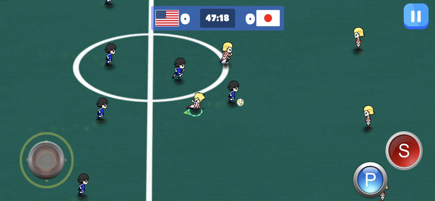 Cute Soccer Game Screenshot