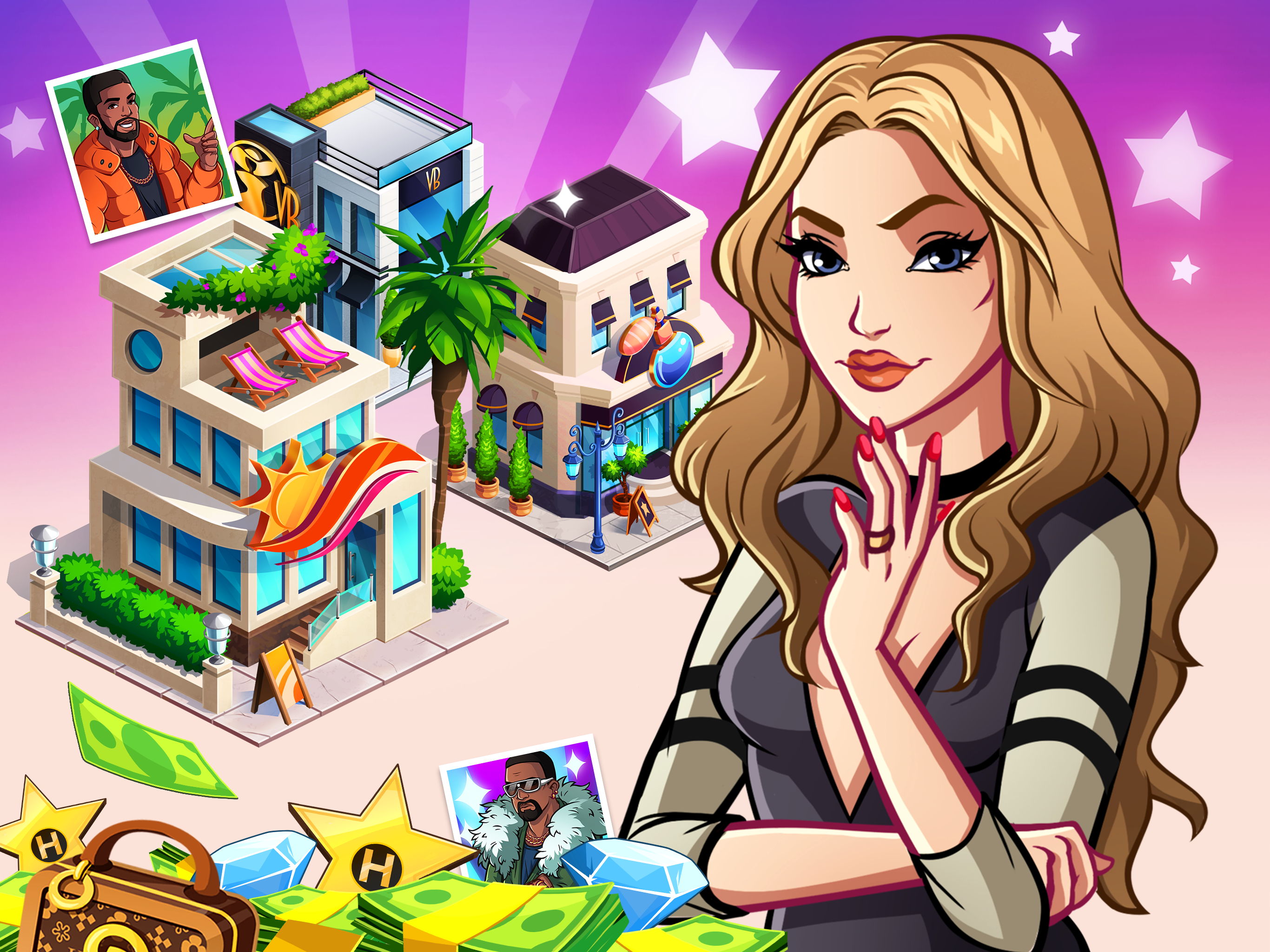 Project Fame: Idle Hollywood Game for Glam Girls Game Screenshot