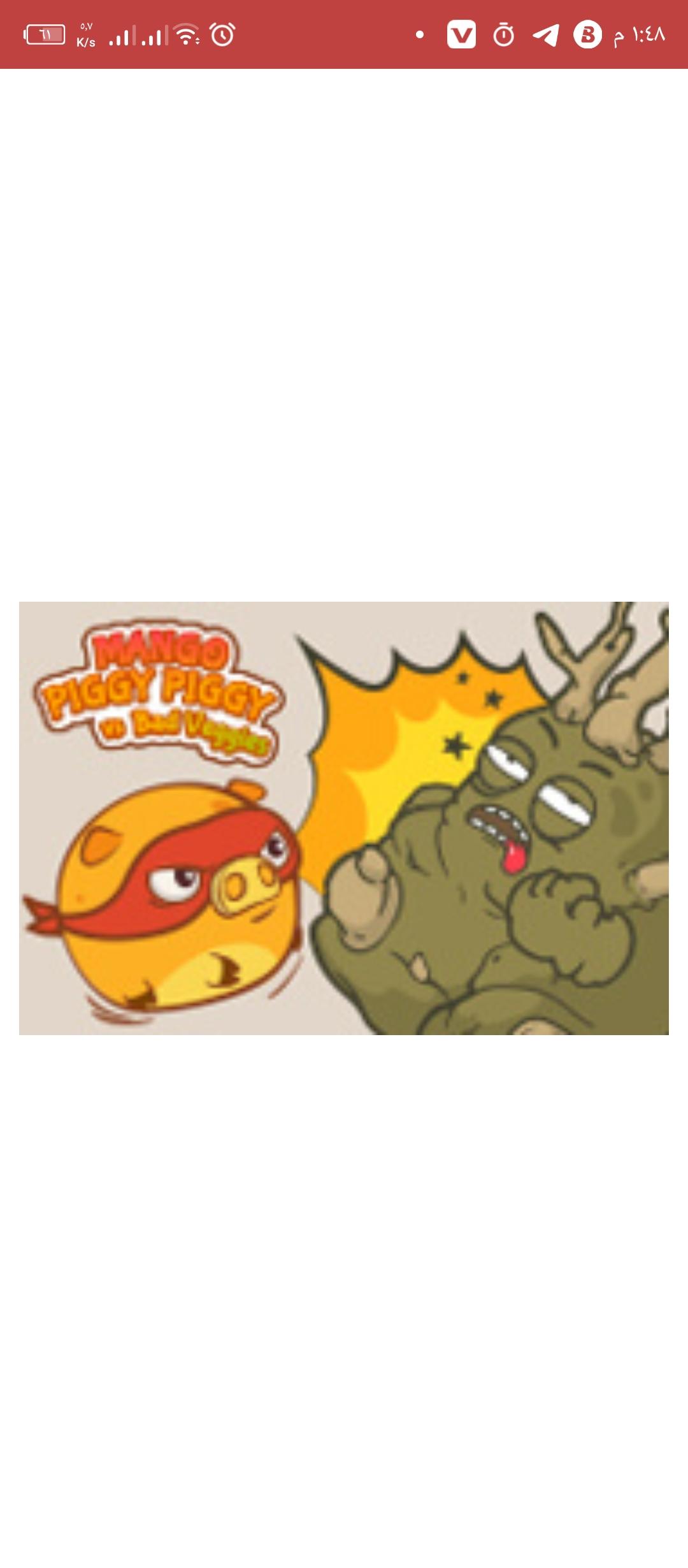 Cuplikan Layar Game Piggy vs Bad Veggies