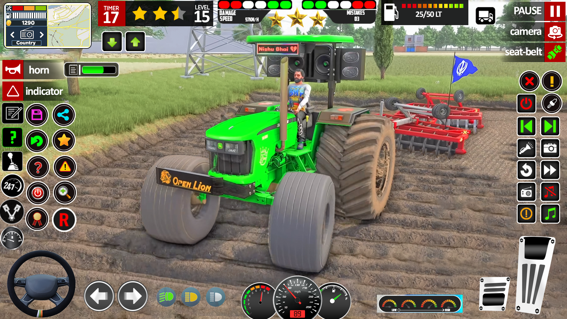 Indian Tractor Real Farming 3d Game Screenshot