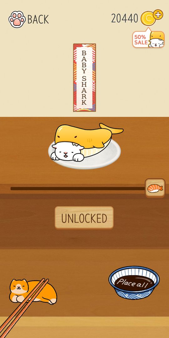 Neko Sushi - Stack Game screenshot game