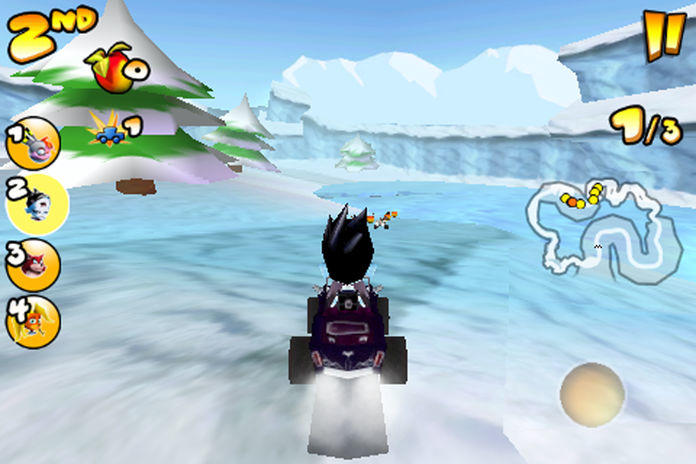 Cuplikan Layar Game Crash Bandicoot Nitro Kart 2