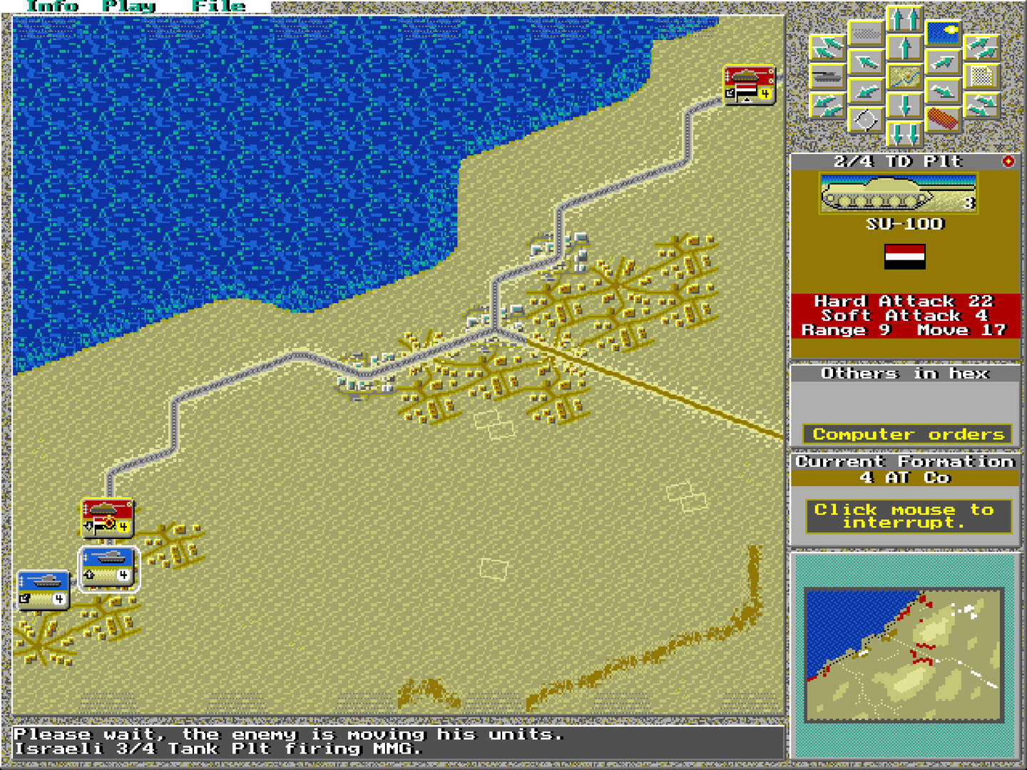 Screenshot of Wargame Construction Set II: Tanks!