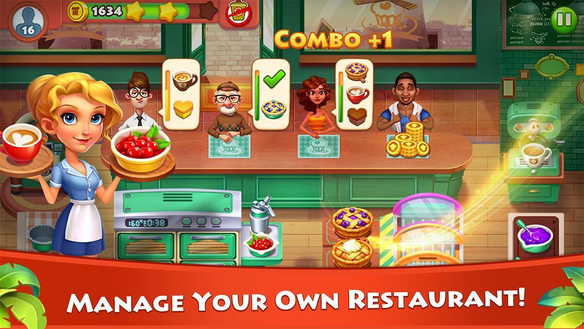 Screenshot 1 of Thị trấn nấu ăn – Trò chơi đầu bếp nhà hàng 1.10.0