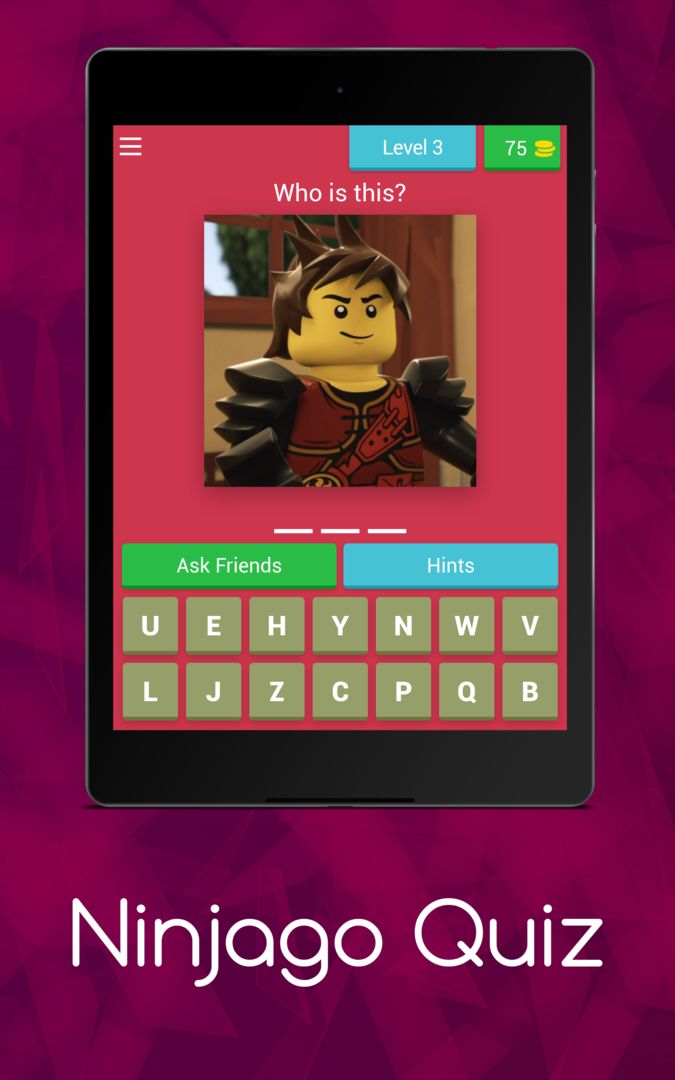 Screenshot of Ninjago Quiz