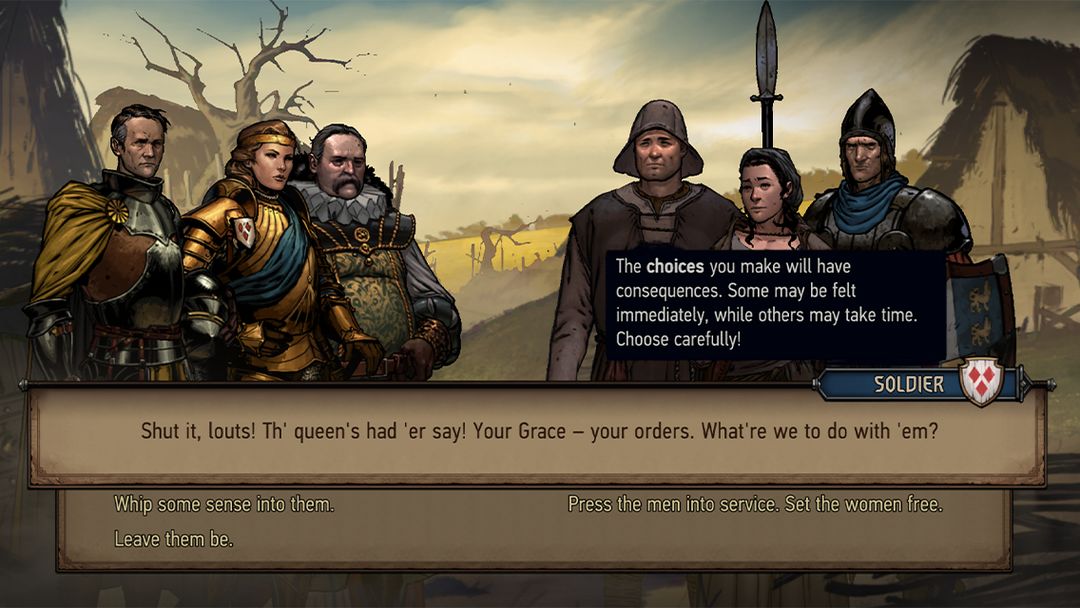 Screenshot of Thronebreaker