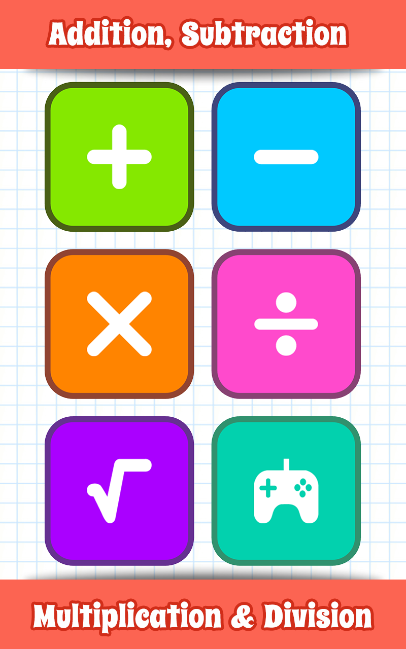 Screenshot 1 of 数学ゲーム - たし算、ひき算、かけ算、わり 17.6