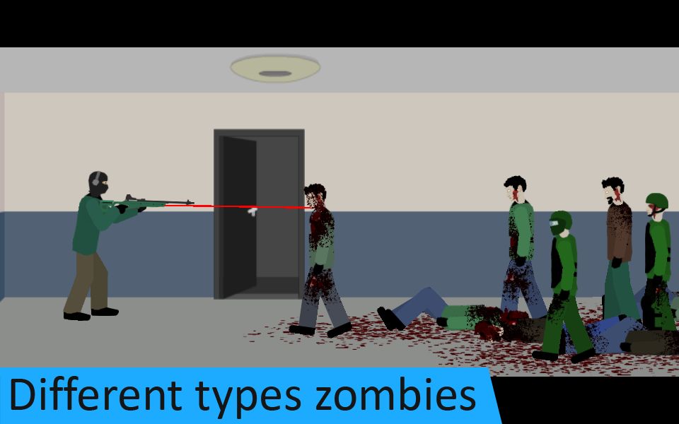 Flat Zombies: Defense&Cleanup screenshot game
