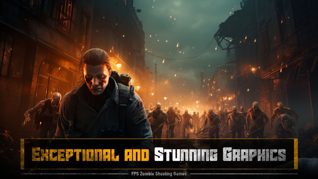 Screenshot of FPS Zombie Shooting Games