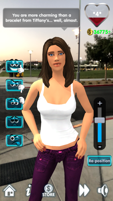 My Virtual Girlfriend AR Game Screenshot