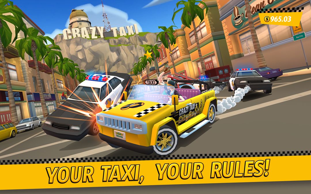 Screenshot of Crazy Taxi City Rush