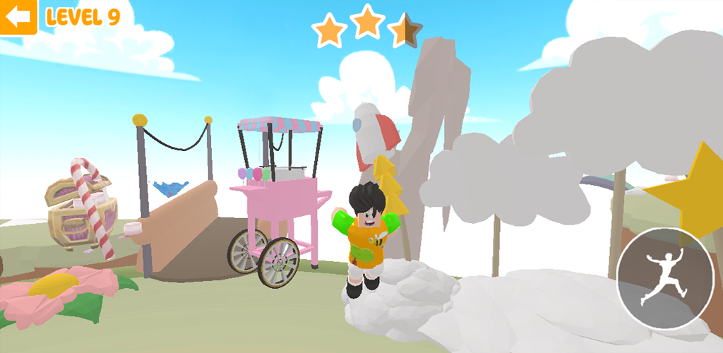 Magical Park Obby Jump Parkour Game Screenshot