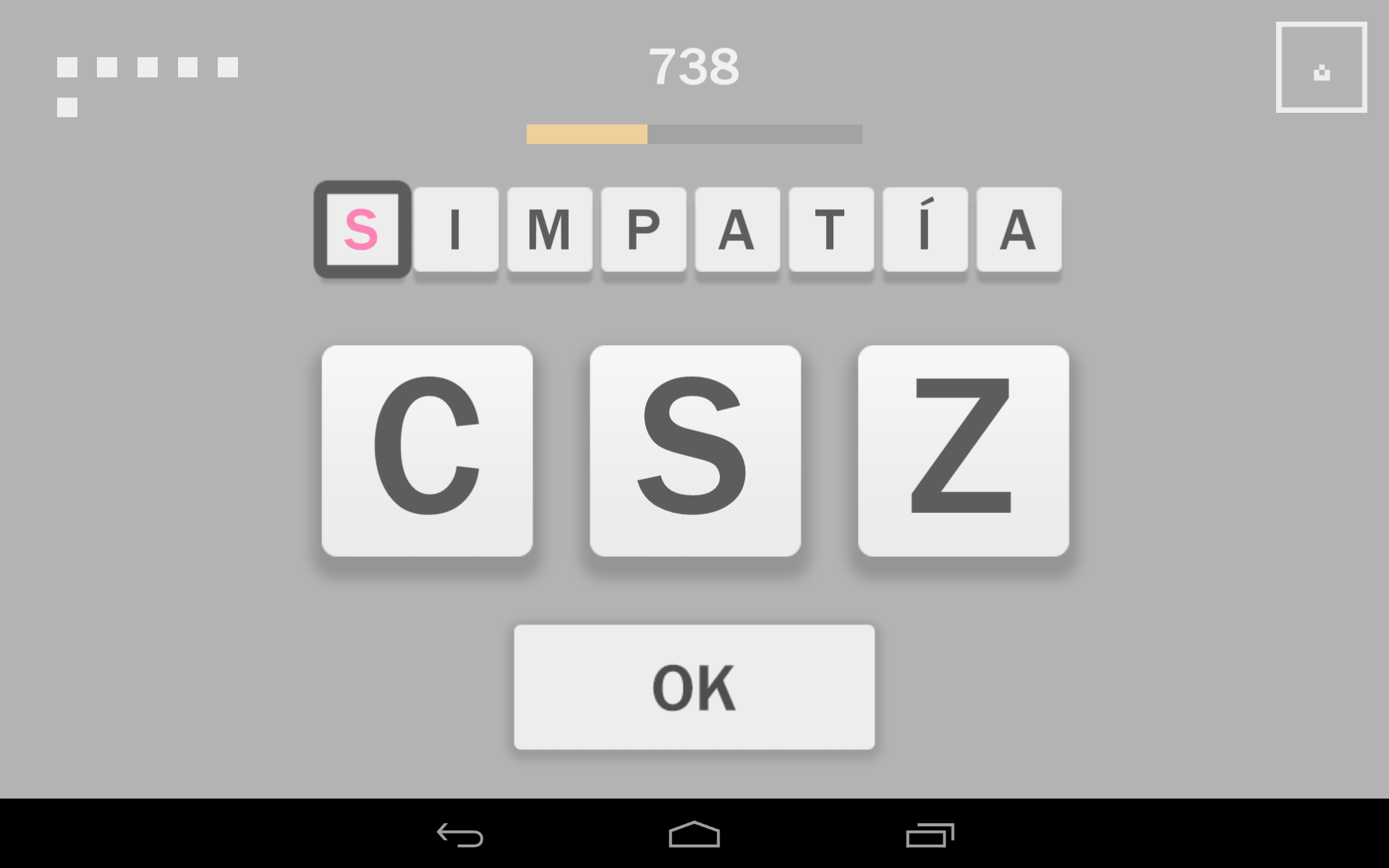Cuplikan Layar Game Palabraz